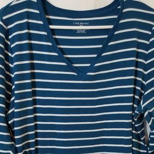 Lane Bryant Long Sleeve Top/ shirt